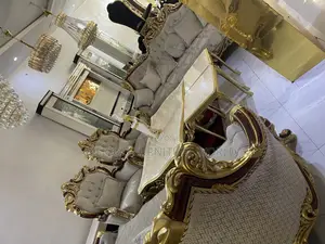 Complete Set of High Classic Turkish Royal Fabric Sofa