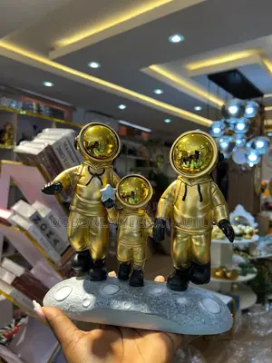 Photo - Family of 3 German Astronauts Luxury Decor Accessory