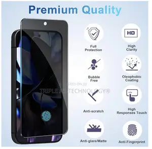 Pixel 9 Pro Privacy Screen Protector, 9h Hardness
