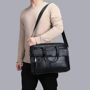 Jeep Genuine Forever Leather Men’S Shoulder Office Bag