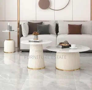 3-in-1 Premium Marble Center Table