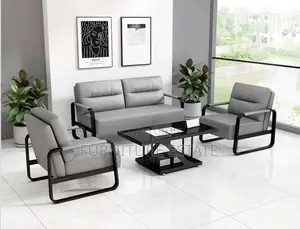 4-Seater Modern Office Sofa Set