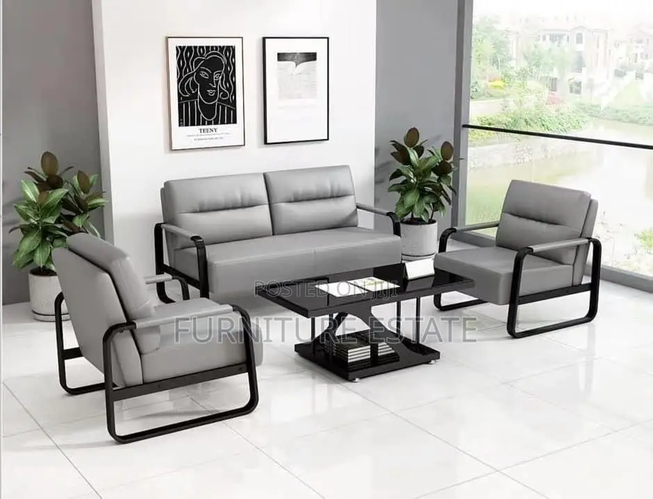 4-Seater Modern Office Sofa Set