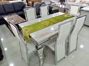 6-Seater Animal Leg Design Dining Set