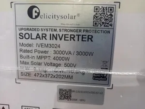 This Is Felicity 3kva Solar Inverter