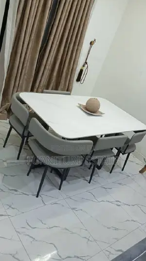 6-Person Executive Contemporary Dining Set