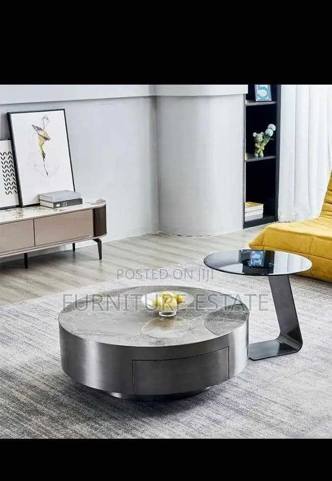 2025 Contemporary Center Table With Stools