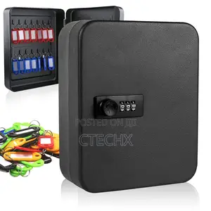Qulable Combination Key Safe - 48-Keys Steel Key Storage Box
