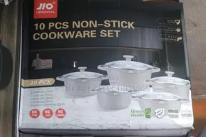 Jio Original 10pcs Granite Coating Non Stick Cookware Set