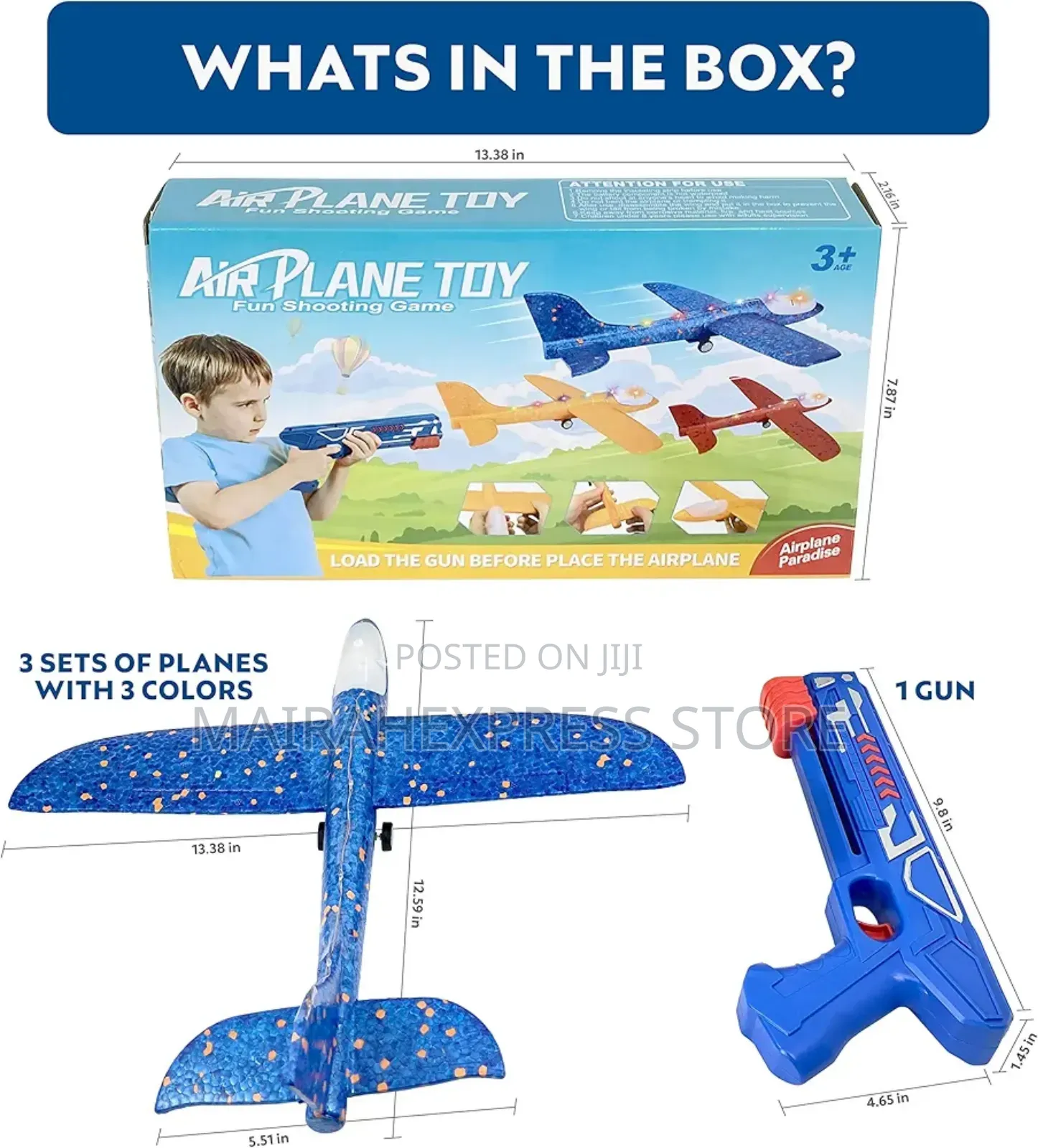 Airplane Flight Mode Catapult Plane Toy for Boys and Girls.