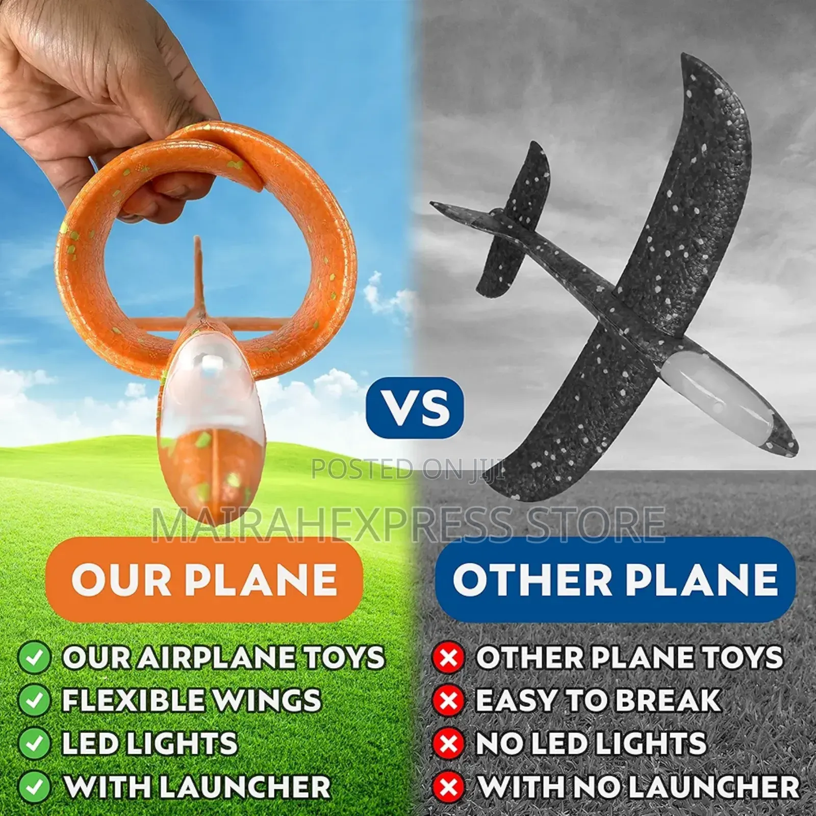Airplane Flight Mode Catapult Plane Toy for Boys and Girls.