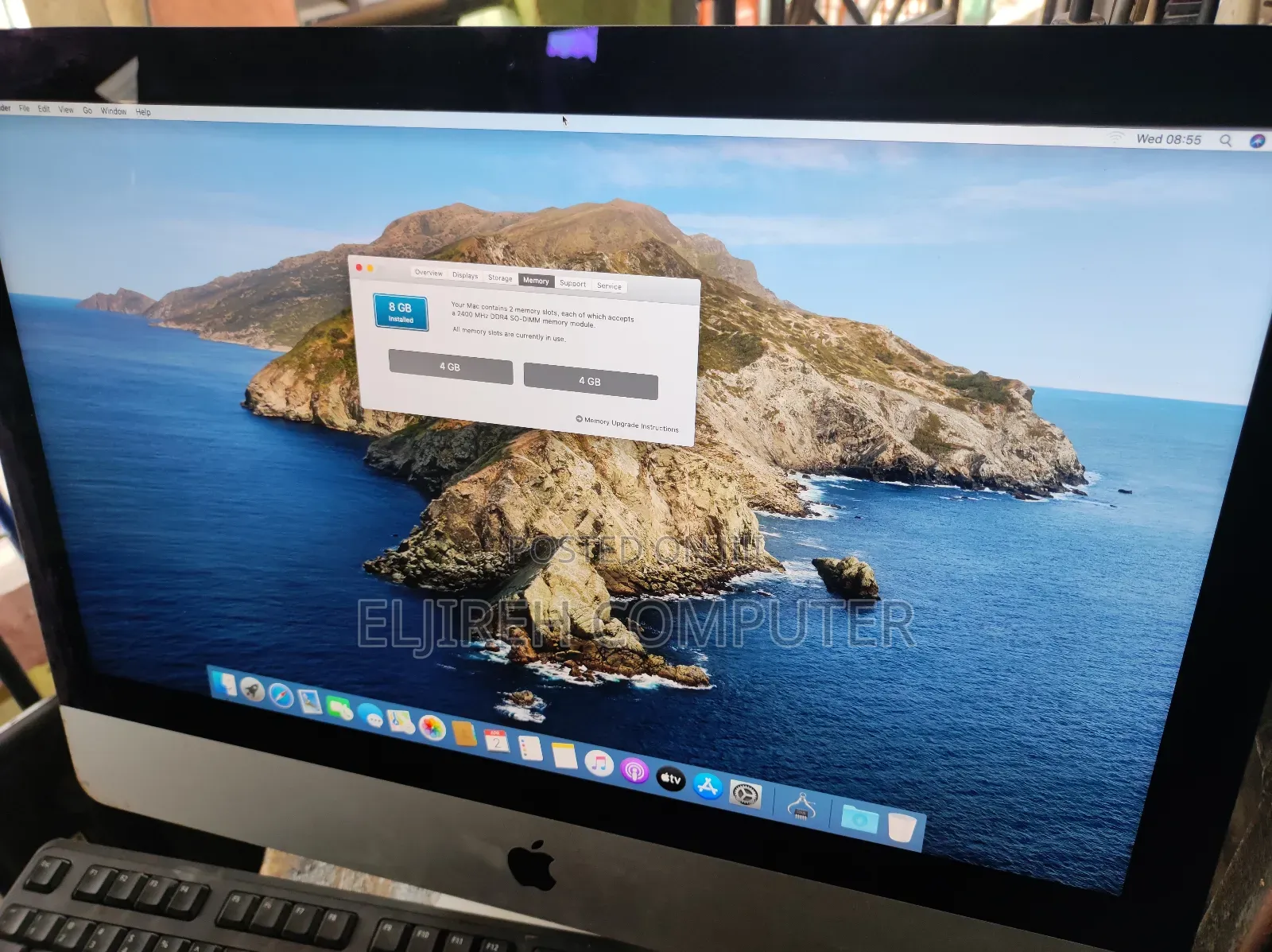 Desktop Computer Apple iMac 8GB Intel Core I5 HDD 1T