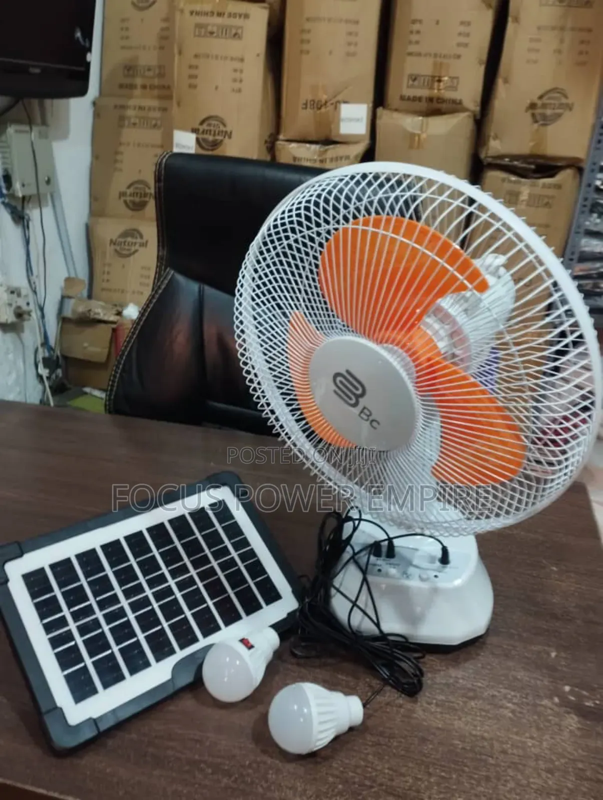 Original Natural Star Solar Fan Smartcool Can With Panel