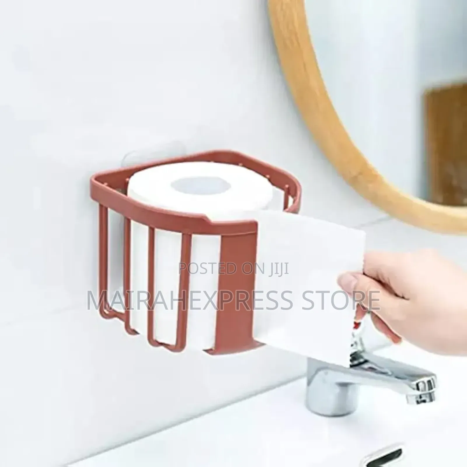 Wall Mounted Tissue Paper Holder for Kitchen Bathroom