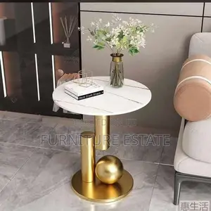 Photo - Premium Marble Luxury Side Stool