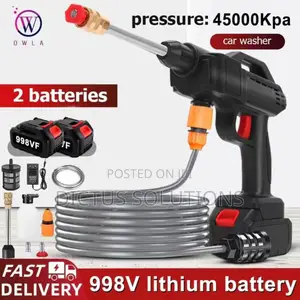 Photo - Rechargeable Pressure Pump Washer With 2 Big Batteries
