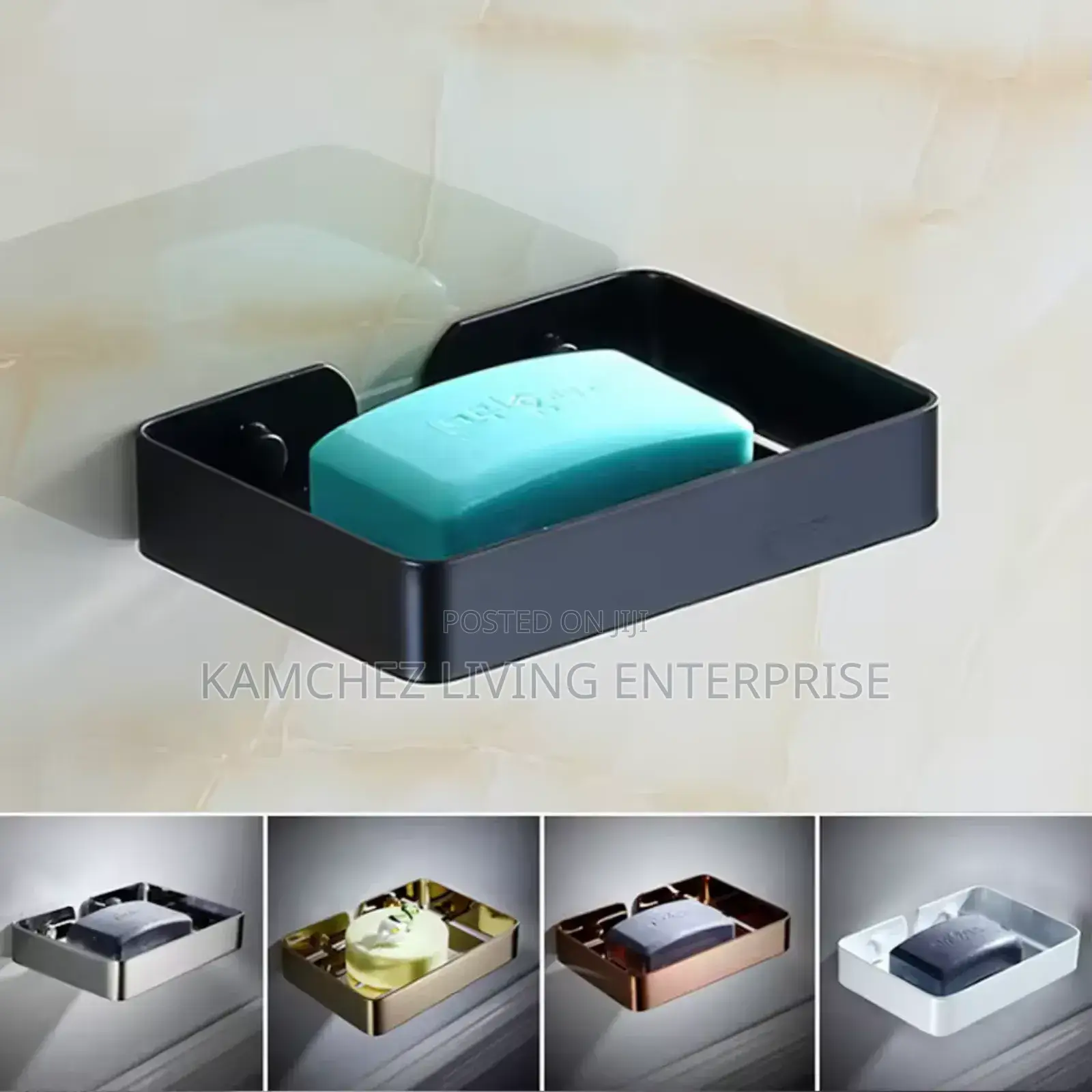 304 Stainless Steel Soap Dish With Drain – Wall/Counter Use