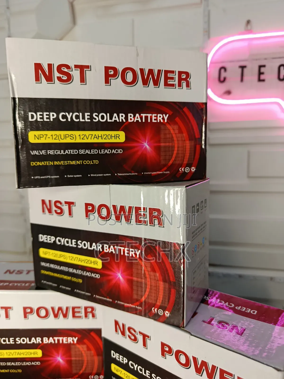 NST Power 7ah/12v Deep Cycle Ups Battery