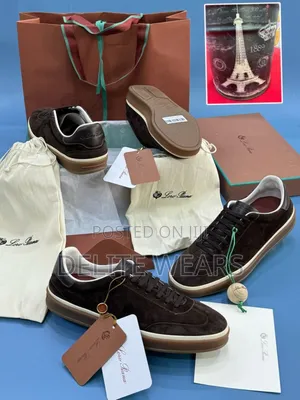 Photo - Original Brown Loro Piana Sneakers Available
