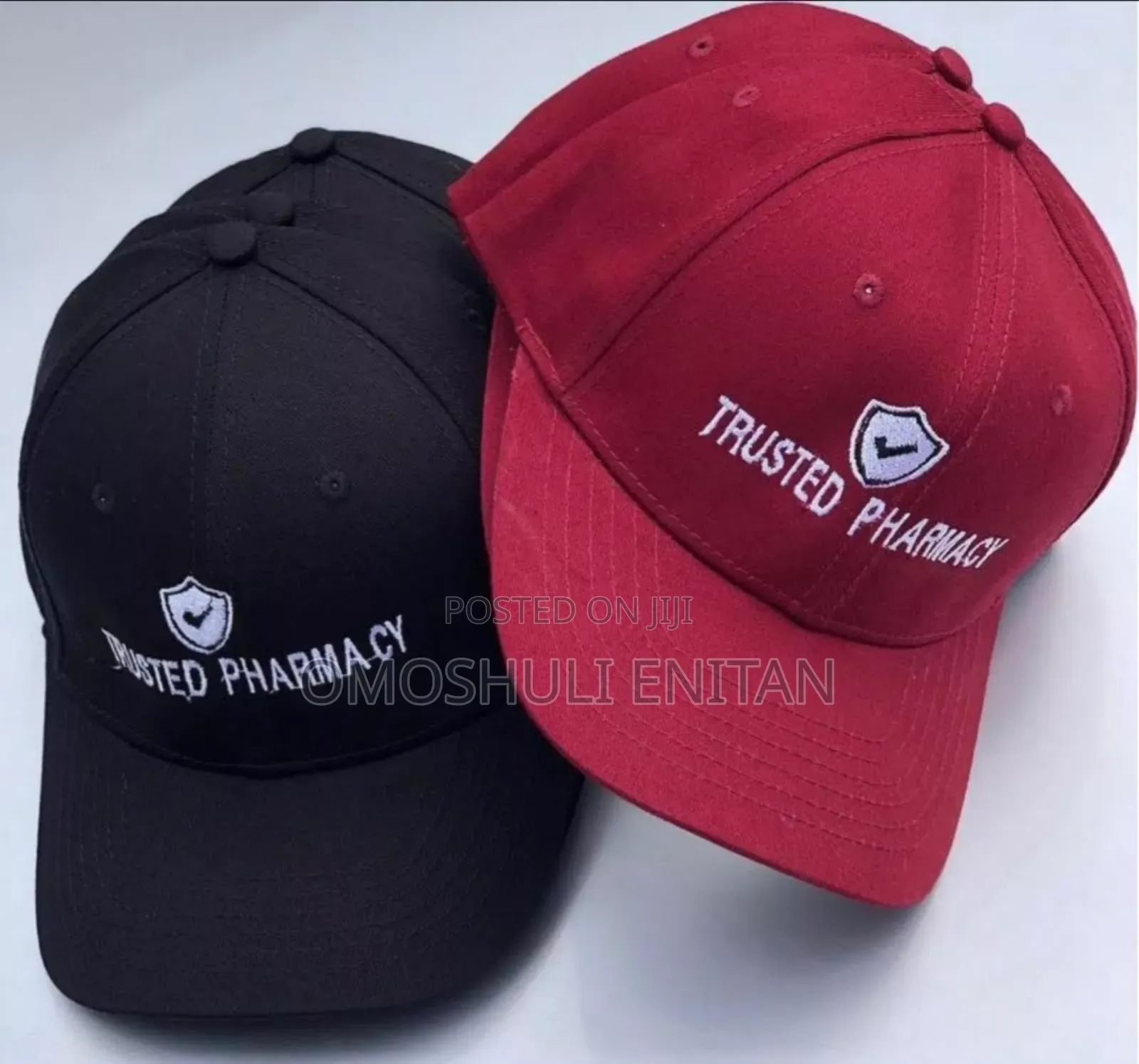 Branded Face Caps Available