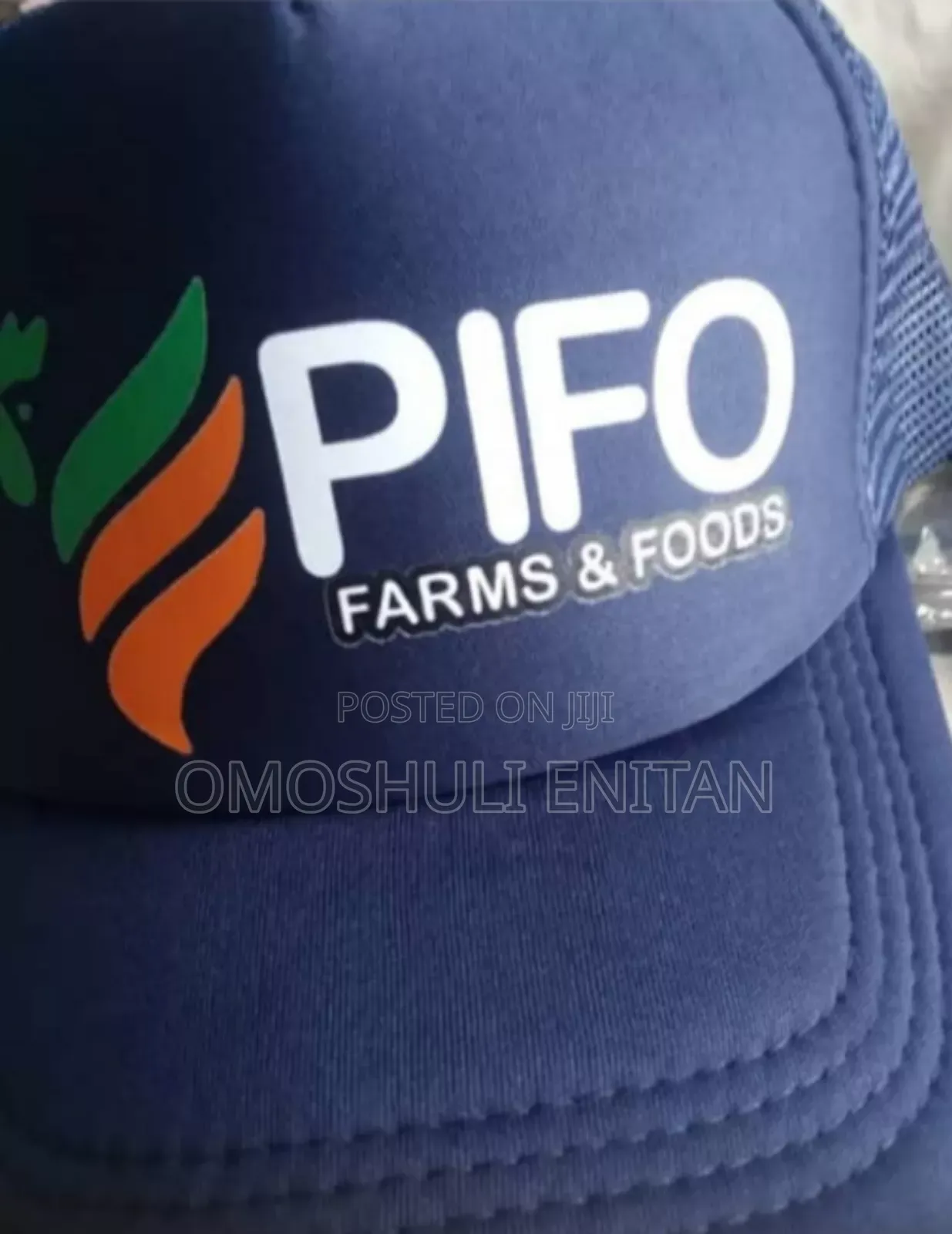 Branded Face Caps Available