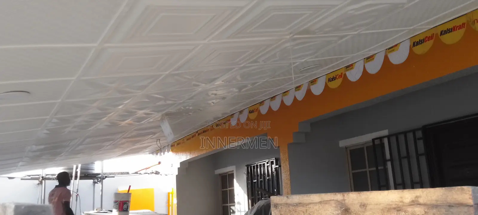 Kalsikraft Flora Ceiling. 2ft by 2ft