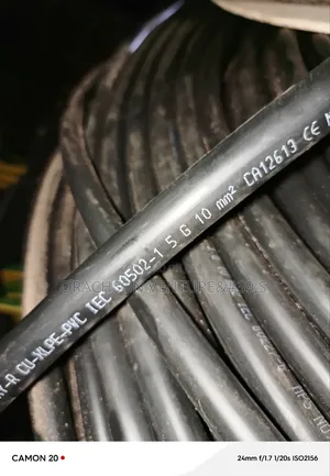 5corex10mm2 PVC/PVC Cable