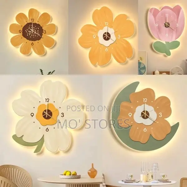 Decorative Wall Clock With Light