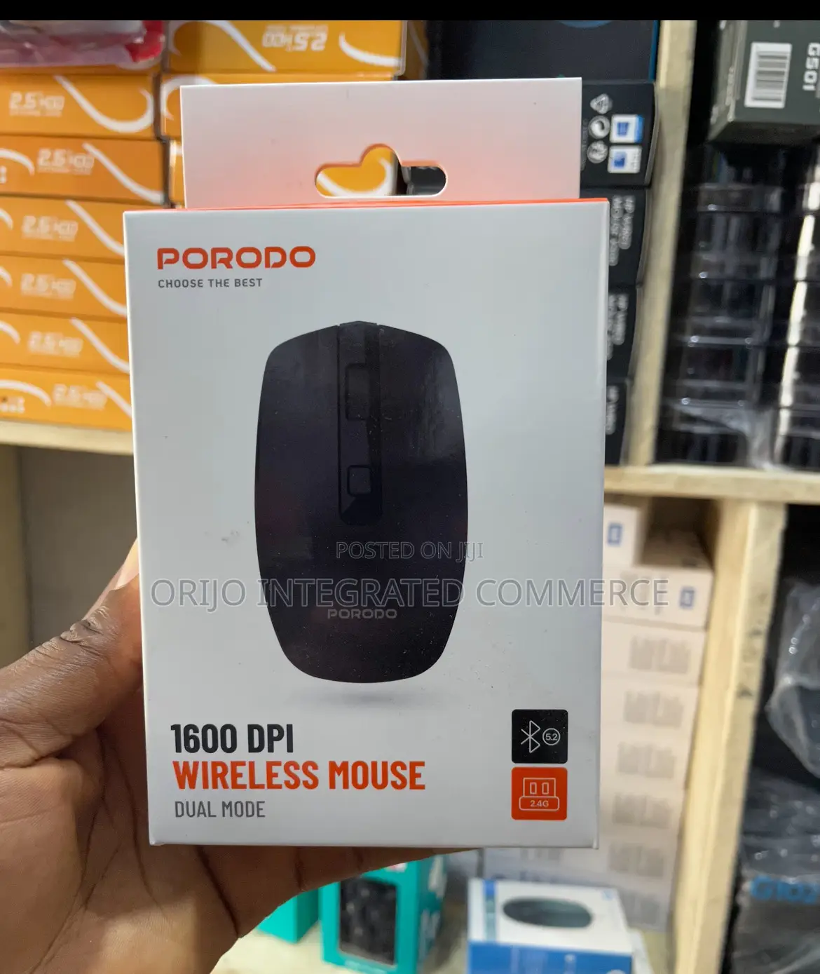 1600 Dpi Wireless Rechargeable Mouse Dual Mode