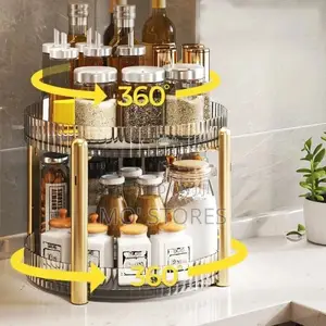 2 Layers Rotating Acrylic Organizer
