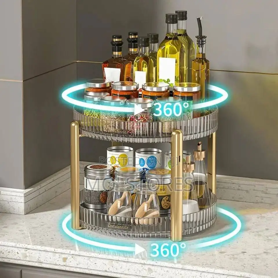 2 Layers Rotating Acrylic Organizer