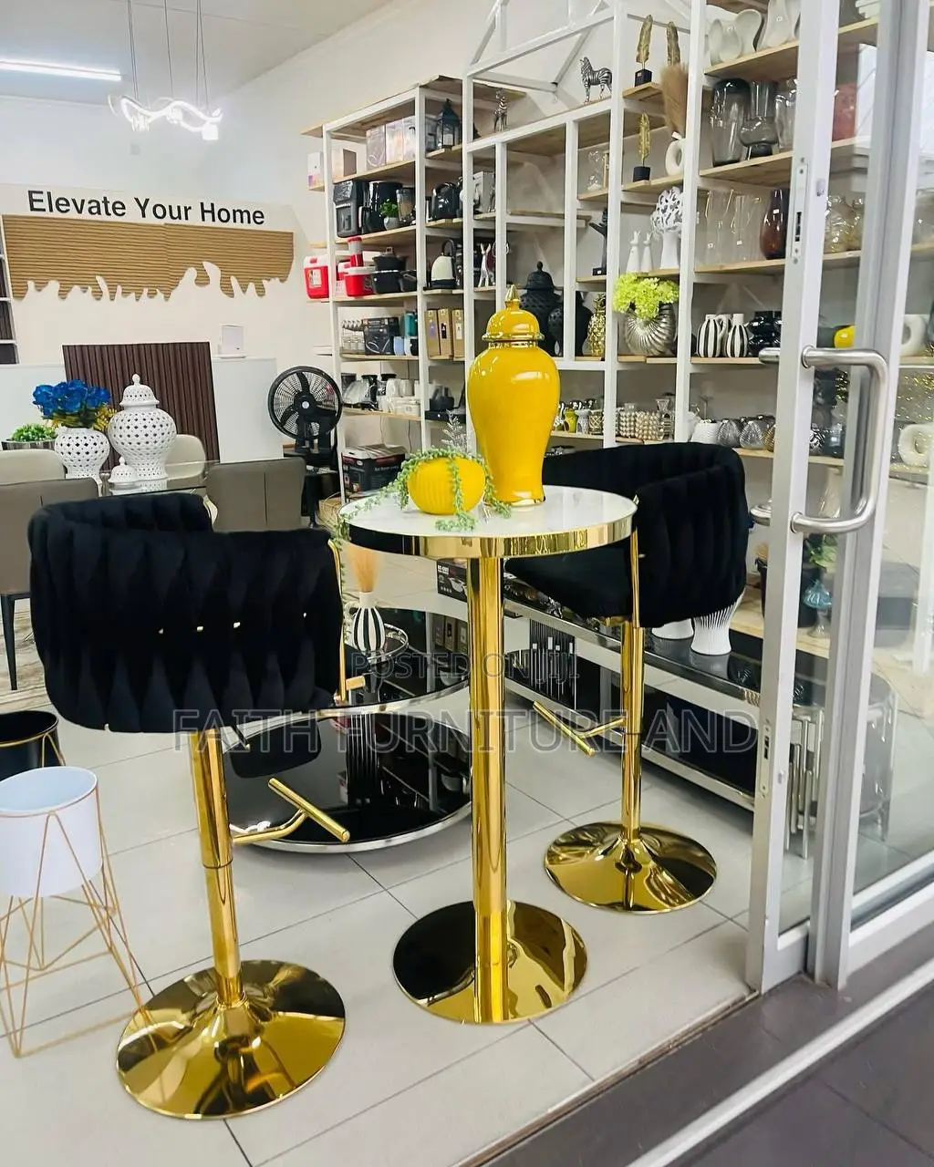 Original Bar Stool and Table