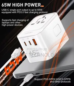 Ldnio All in One Travel Adapter 65w