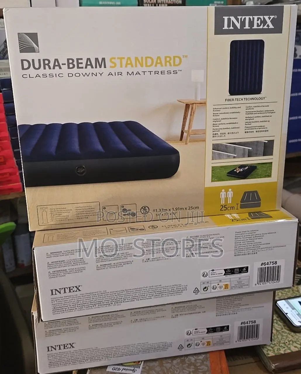 Inflatable Bed With Manual Pump