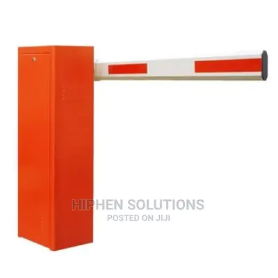 6m Orange Automatic Boom Barrier Car Parking Access Control
