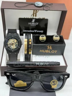 Hublot Watch, Bracelet_cufflinks_pen_sunglasses Set for Men