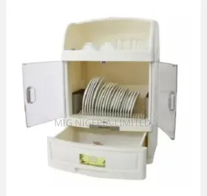 High Quality Free Stand Plastic Cupboard Dish Rack for Kitchen
