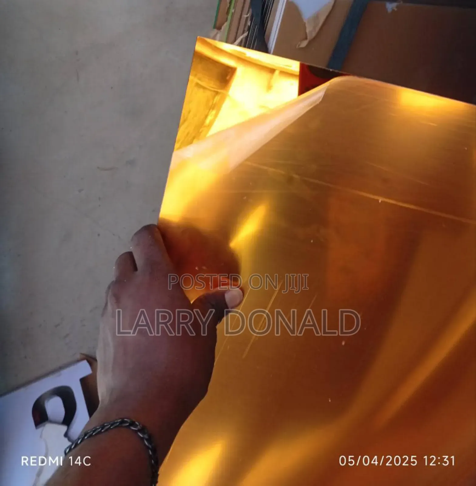 Mirror Gold Acrylic