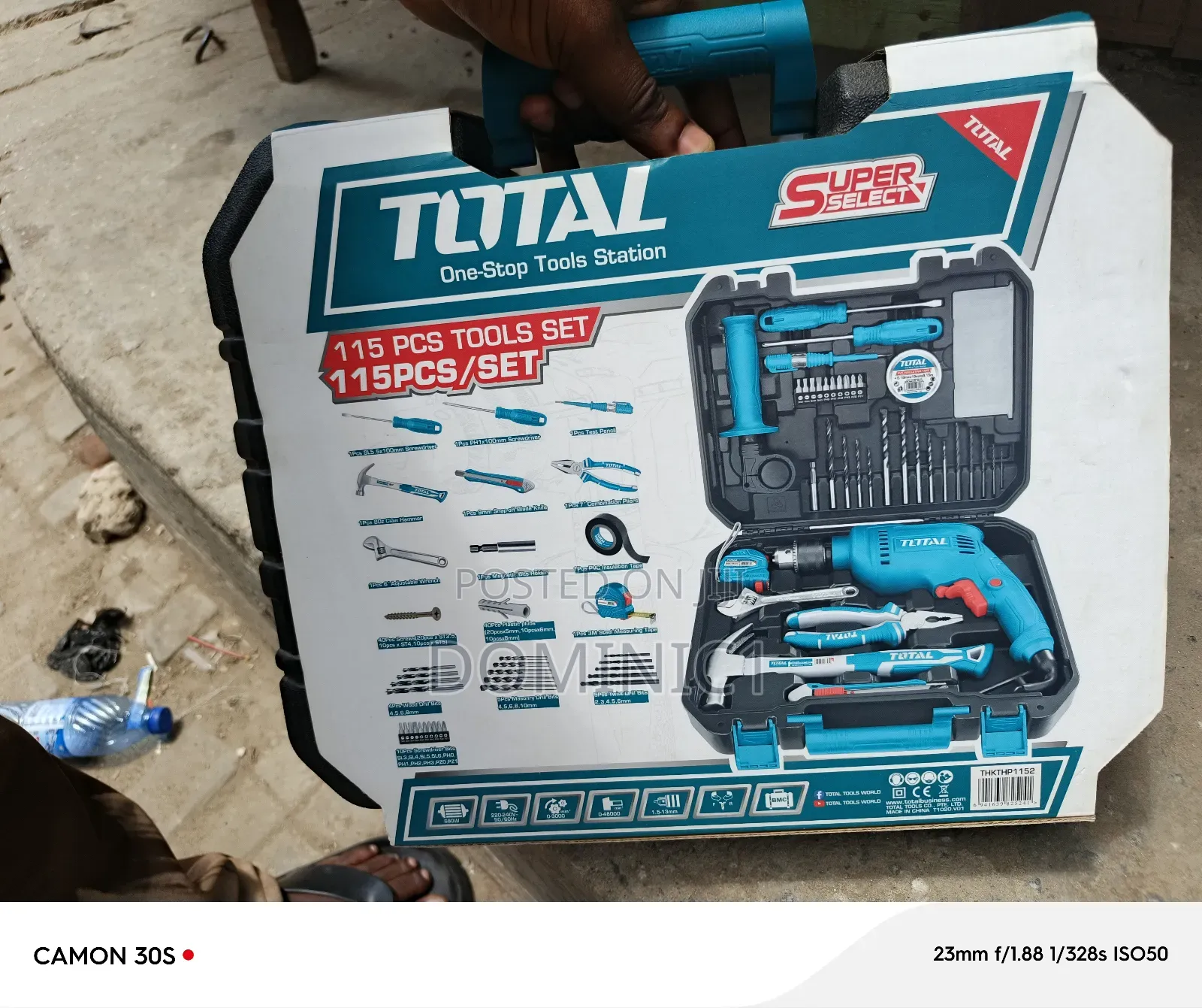 Total Electrical Drilling Machine Tools Set 115