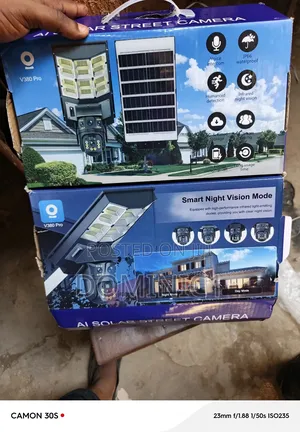 Security Street Lights With Camera 4g