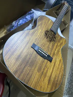 Photo - Smiger Lg-09 Engraved Sound Hole 40" Electro Acoustic Guitar