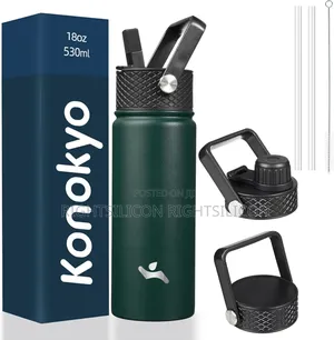 Usa18 Oz Insulated Waterbottle Stainless Steel Sport Bottles