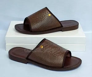 4 Different Real Leather Italian Slippers