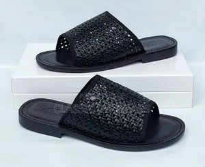 4 Different Real Leather Italian Slippers