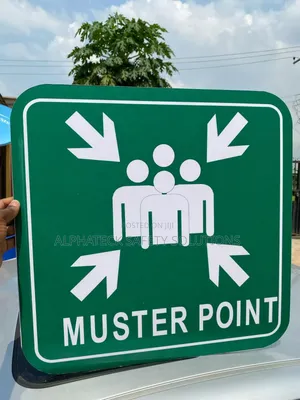 Muster Point Sign