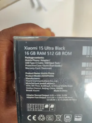 New Xiaomi 15 Ultra 512 GB Black