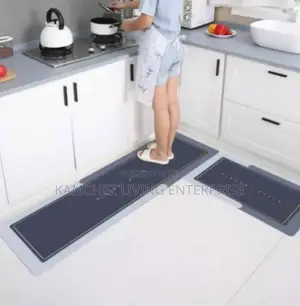 Crystal Velvet Non-slip Kitchen Floor Mat - Soft Durable
