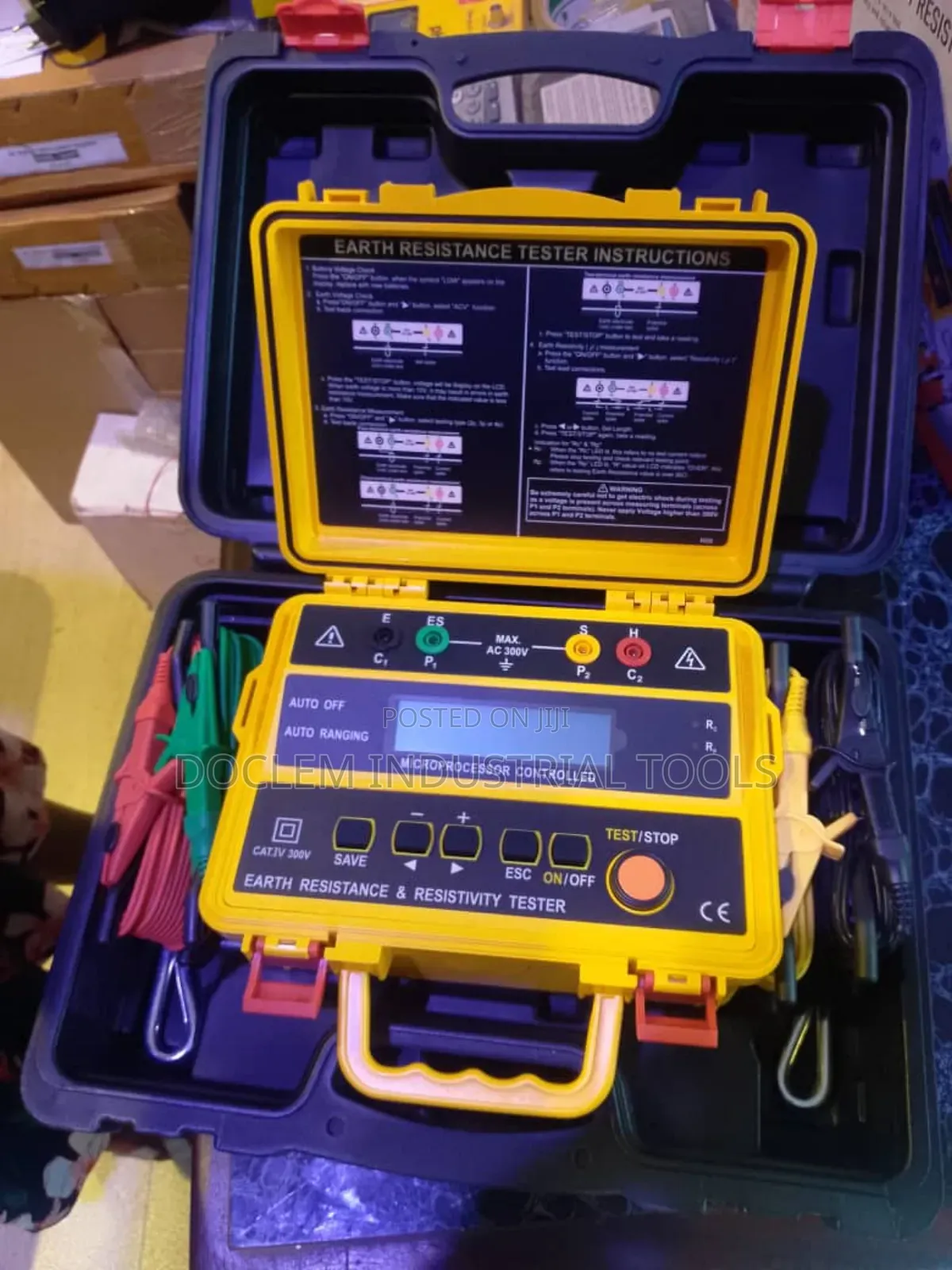 4 Wire Earth Resistance/Resistivity Tester
