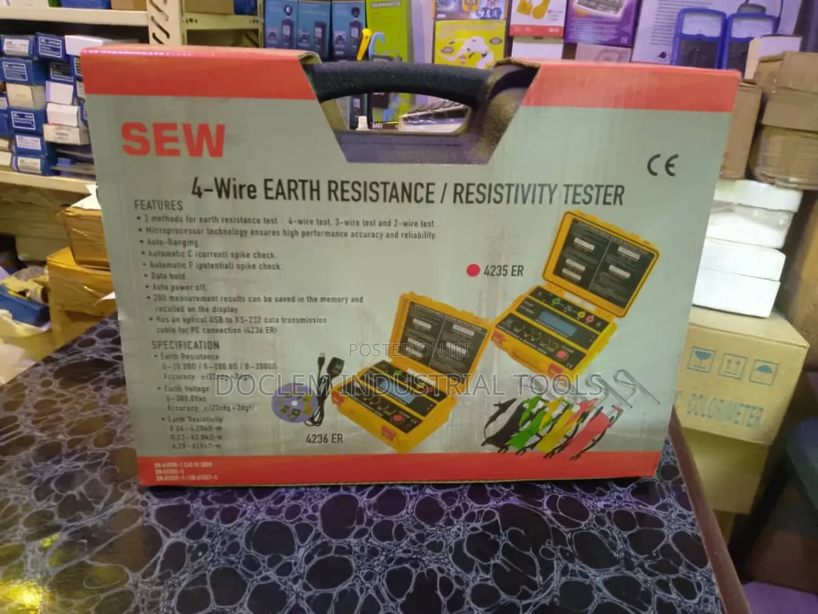 4 Wire Earth Resistance/Resistivity Tester