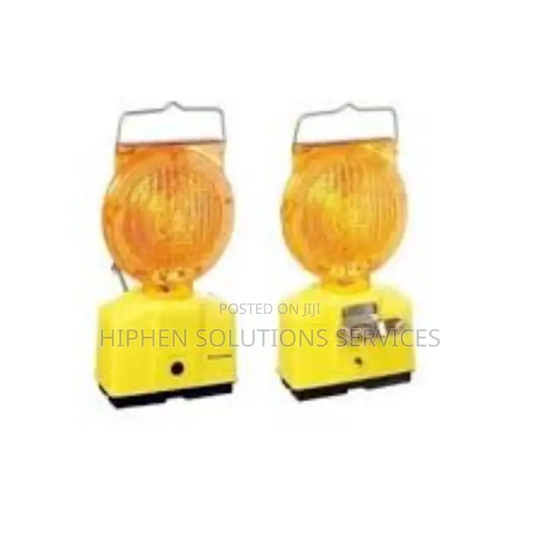 Traffic Cone Solar Warning Light